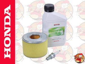 Oryginalny zestaw filtr powietrza, olej, wieca do silnika HONDA GX160 kat. 06211-ZE1-000 - 2825625078