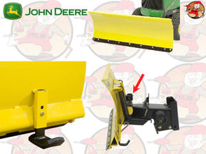 6006M Przedni lemiesz 122/43 cm John Deere do modeli z serii 500 - 2846827786