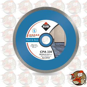 CPA200 SUPERPRO Ref.30926 Tarcza diamentowa do materiaw twardych, obrzee cige Rubi CPA 200 SUPER PRO - 2825623256