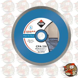 CPA300 SUPERPRO Ref.30930 Tarcza diamentowa do materiaw twardych, obrzee cige Rubi CPA 300 SUPER PRO - 2825623259