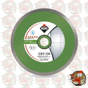 CEV200 SUPERPRO Ref.30946 Tarcza diamentowa uniwersalna do materiaw ceramicznych, obrzee cige Rubi CEV 200 SUPER PRO - 2825623264