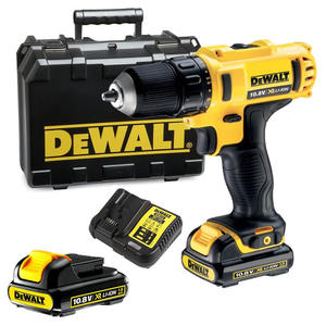 DCD710D2-QW wiert.-wkrt. DEWALT 10,8V 10mm, 2 biegi, 0-400/0-1500 obr/min, 25Nm, 2 akum. Li-Ion 1,3Ah, 40-min. adow., kufer DCD 710 D2-QW - 2846826839