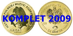 Komplet monet 2 zł z roku 2009 - 2848445500