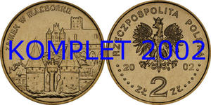 Komplet monet 2 zł z roku 2002 - 2848445641