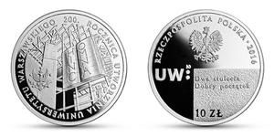 10 zł, 200. rocznica utworzenia Uniwersytetu Warszawskiego - 2848445827