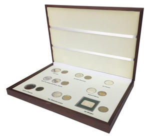 Komplet monet srebrnych i 2 zł z roku 2002 w eleganckiej kasecie - 2848445942