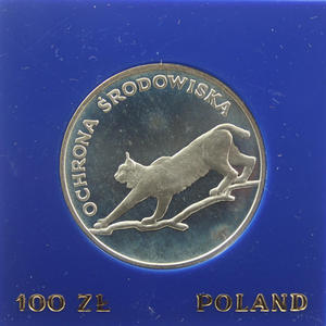 100 zł, Ochrona środowiska - Ryś, 1979 - 2848446056