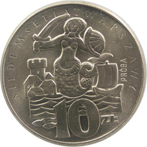 10 zł, Siedemset Lat Warszawy, 1965, próba - 2848446072