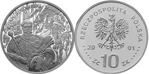 10 zł, Jan III Sobieski - popiersie - 2848444455