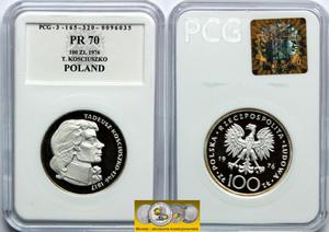 100 zł, Tadeusz Kościuszko, 1976, PR70 - 2848444506