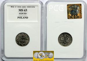 20 groszy, 1923, MS_63 - 2848444568