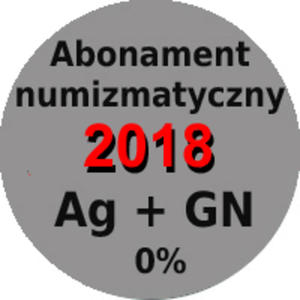 Abonament numizmatyczny 2017 bez marży: monety srebrne + 5 zł - 2848444747
