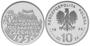 10 zł, 40. rocznica wydarzeń poznańskich 1956 r. - 2848444803