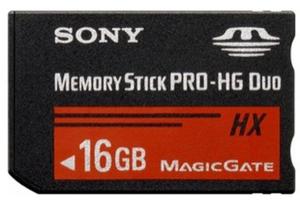 Memory Stick PRO-HG Duo HX 16GB 50MB/s - 2822268381