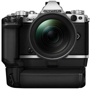 OM-D E-M5 Mark II + ob. 12-40 srebrny + grip HLD-8 + bateria BLN-1 - Dostawa GRATIS!