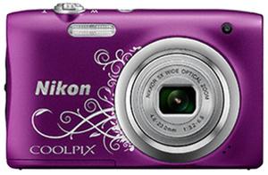 COOLPIX A100 fioletowy z ornamentem - 2822263602