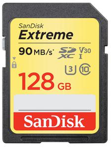 SDXC 128 GB EXTREME 90MB/s Video Speed Class V30 U3 UHS-I (w magazynie!) - 2838704129