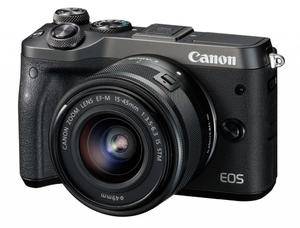 EOS M6 + ob. 15-45 IS STM + ob. 55-200 IS STM czarny (w magazynie!) - Dostawa GRATIS! - 2847489690