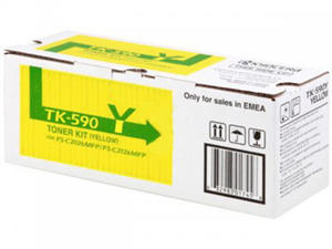 Toner Kyocera TK-590Y Yellow do drukarek (Oryginalny) [5k] - 2823364360
