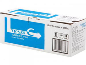 Toner Kyocera TK-580C Cyan do drukarek (Oryginalny) - 2823364380