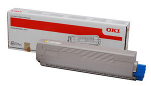 Toner OKI 44844613 Yellow do drukarek (Oryginalny) - 2823365663