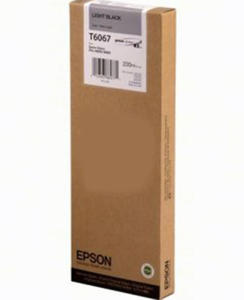 Tusz Epson T6067 Light Black do drukarek (Oryginalny) [220 ml] - 2823360223