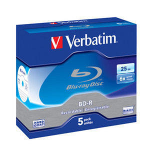 Pyty Verbatim BD-R LS BluRay 25GB 6x - Jawel Case - 5szt.