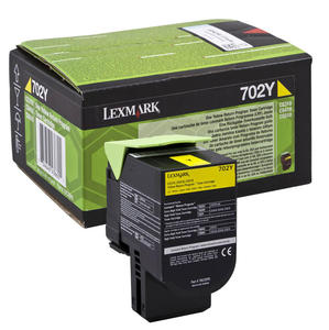 Toner Lexmark 702XY / 70C2XY0 Yellow do drukarek (Oryginalny) [4k] - 2823365249