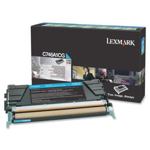 Toner Lexmark C746A1CG Cyan do drukarek (Oryginalny) [7k] - 2823365271