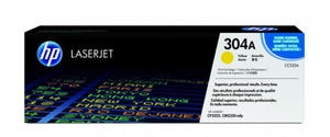 Toner HP 304A / CC532A Yellow do drukarek (Oryginalny) [2.8k] - 2823362579