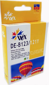 Tusz WOX-B123YN Yellow do drukarek Brother (Zamiennik Brother LC123Y) [15ml] - z chipem - 2823360929