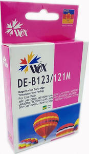 Tusz WOX-B123MN Magenta do drukarek Brother (Zamiennik Brother LC123M) [15ml] - z chipem - 2823360930