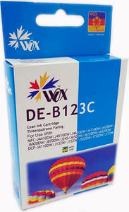 Tusz WOX-B123CN Cyan do drukarek Brother (Zamiennik Brother LC123C) [15ml] - z chipem - 2823360931