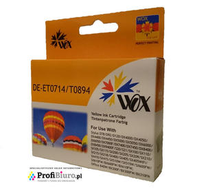 Tusz WOX-E714YN Yellow do drukarek Epson (Zamiennik Epson T0714) [15 ml] - 2823360380