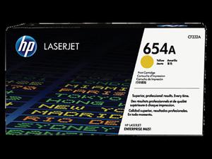 Toner HP 654A / CF332A Yellow do drukarek (Oryginalny) [15k] - 2823362717