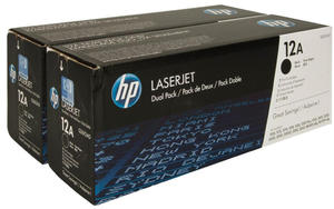 Toner HP 12A / Q2612AD Czarny do drukarek (Oryginalny) - Dual Pack [2x2 k] - 2823362808