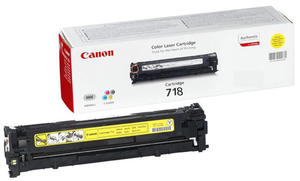 Toner Canon CRG- 718Y Yellow do drukarek (Oryginalny) [2.9k] - 2823363641