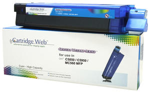 Toner CW-O5850CN Cyan do drukarek OKI (Zamiennik OKI 43865723) [6k] - 2852408429