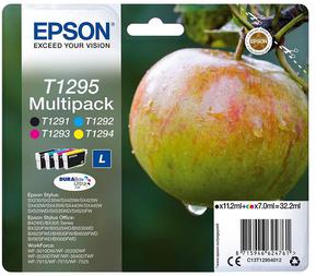 Zestaw tuszy Epson T1295 CMYK do drukarek (Oryginalny) 4Pack - 2856238617