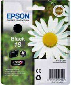 Tusz Epson T1801 Black do drukarek (Oryginalny) [5.2 ml] - 2856238633