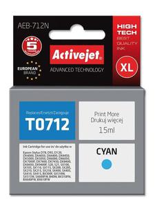 Tusz AEB-712 Cyan do drukarki Epson (Zamiennik Epson T0712, Epson T0892) [15 ml] - 2853216461