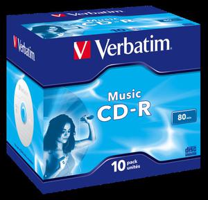 Verbatim CD-R Audio | 80 min | x16 | 10szt | Live it ! - 2861472868