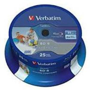 Verbatim BluRay BD-R SL | 25 GB | x6 | 50 szt.| DATALIFE - 2861472894