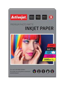 Papier fotograficzny matowy Activejet A4 100szt. 125g/m2 - 2861473199