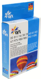 Tusz WOX-B980/985CN Cyan do drukarek Brother (Zamiennik Brother LC980C / LC985C / LC1100C) [25ml] - 2861473218