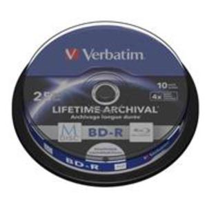 Verbatim BluRay M-DISC BD-R | 25 GB | x4 | 10 szt.| Inkjet Printable - 2862600789