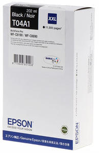 Tusz Epson T04A1 / C13T04A140 Czarny do drukarek (Oryginalny) [202ml] - 2861476198