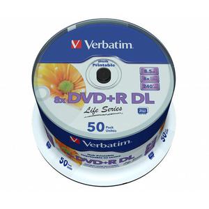 Verbatim DVD-R | 8.5 GB | x8 | double layer cake/50 do nadruku - 2864134047