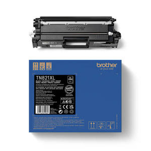 Toner Brother TN821XLBK Czarny do drukarek (Oryginalny) [12k] - 2872455672