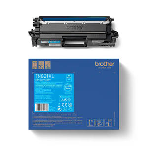 Toner Brother TN821XLC Cyan do drukarek (Oryginalny) [9k] - 2872455673